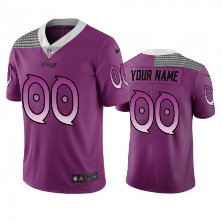 Tröjor Minnesota Vikings Custom Lila City Edition Vapor Limited - Män Tröjor Minnesota Vikings Custom Lila City Edition Vapor Limited - Män